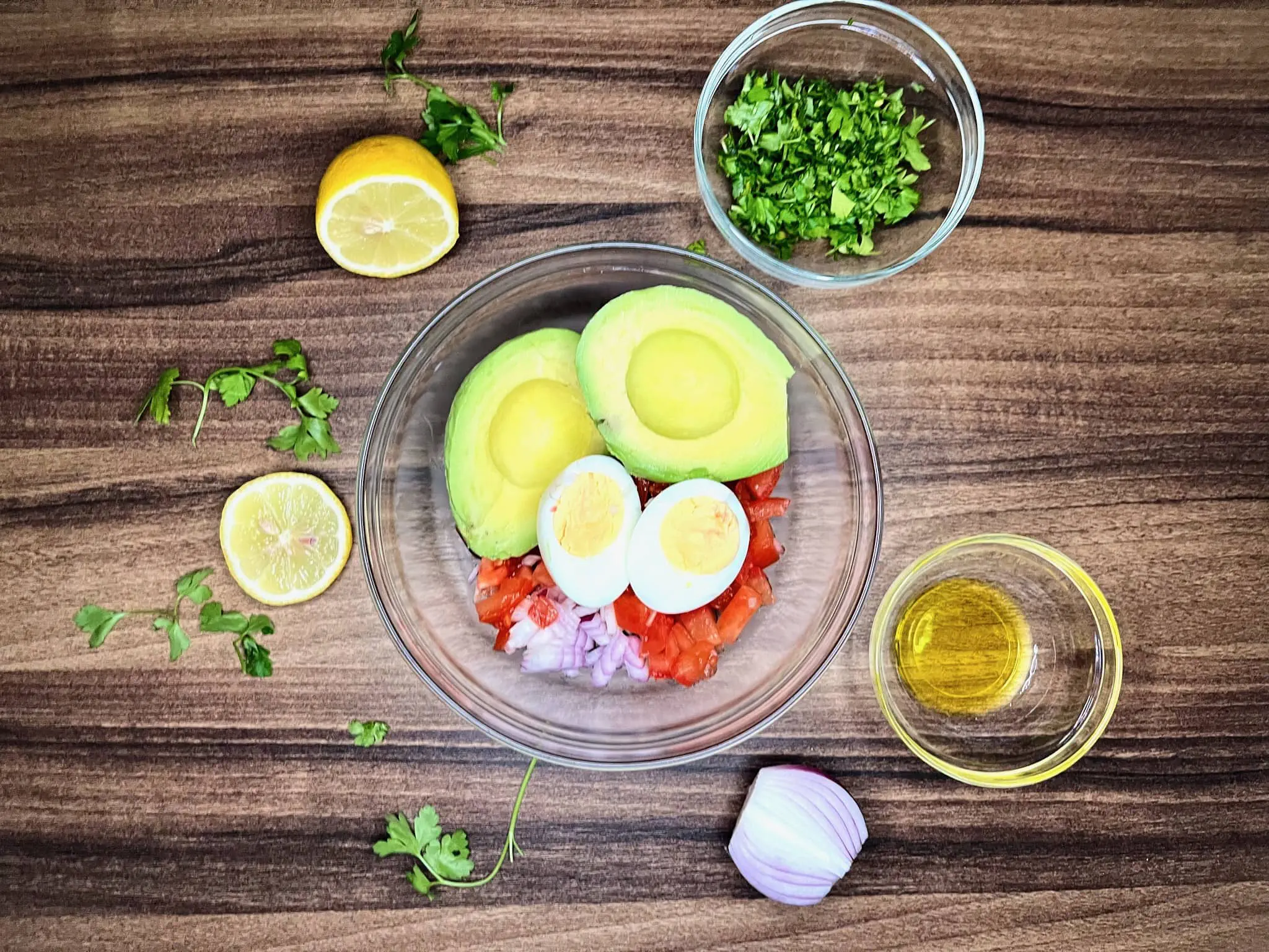 Ingredients in a bowl
