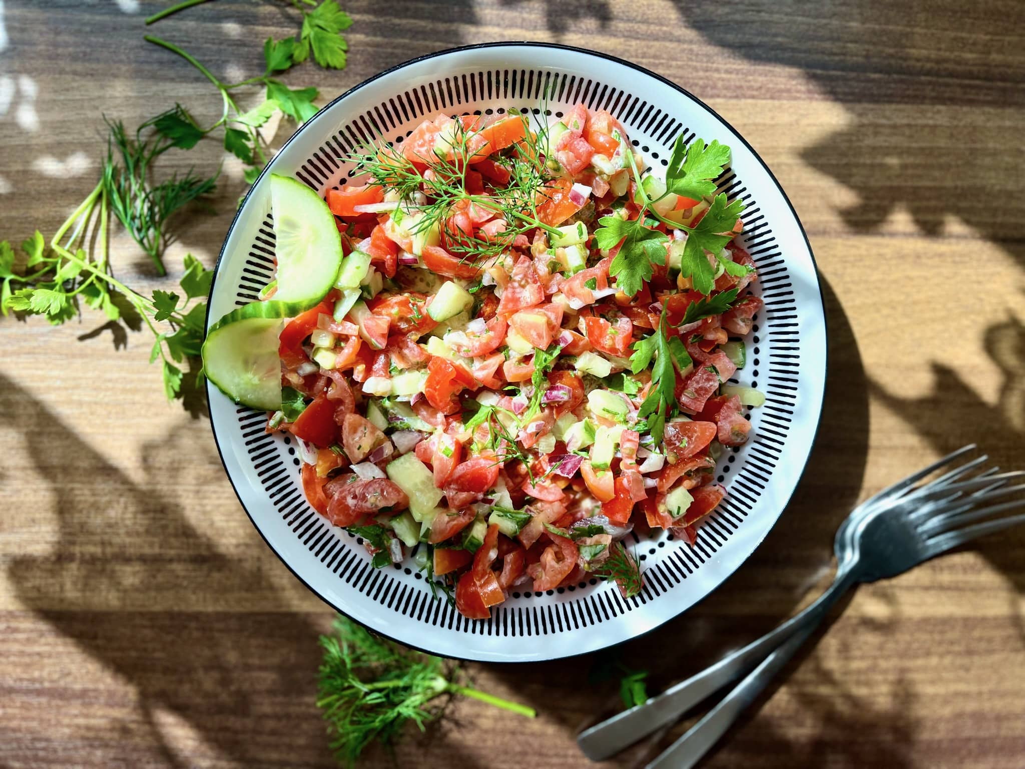 Crisp Summer Garden Salad