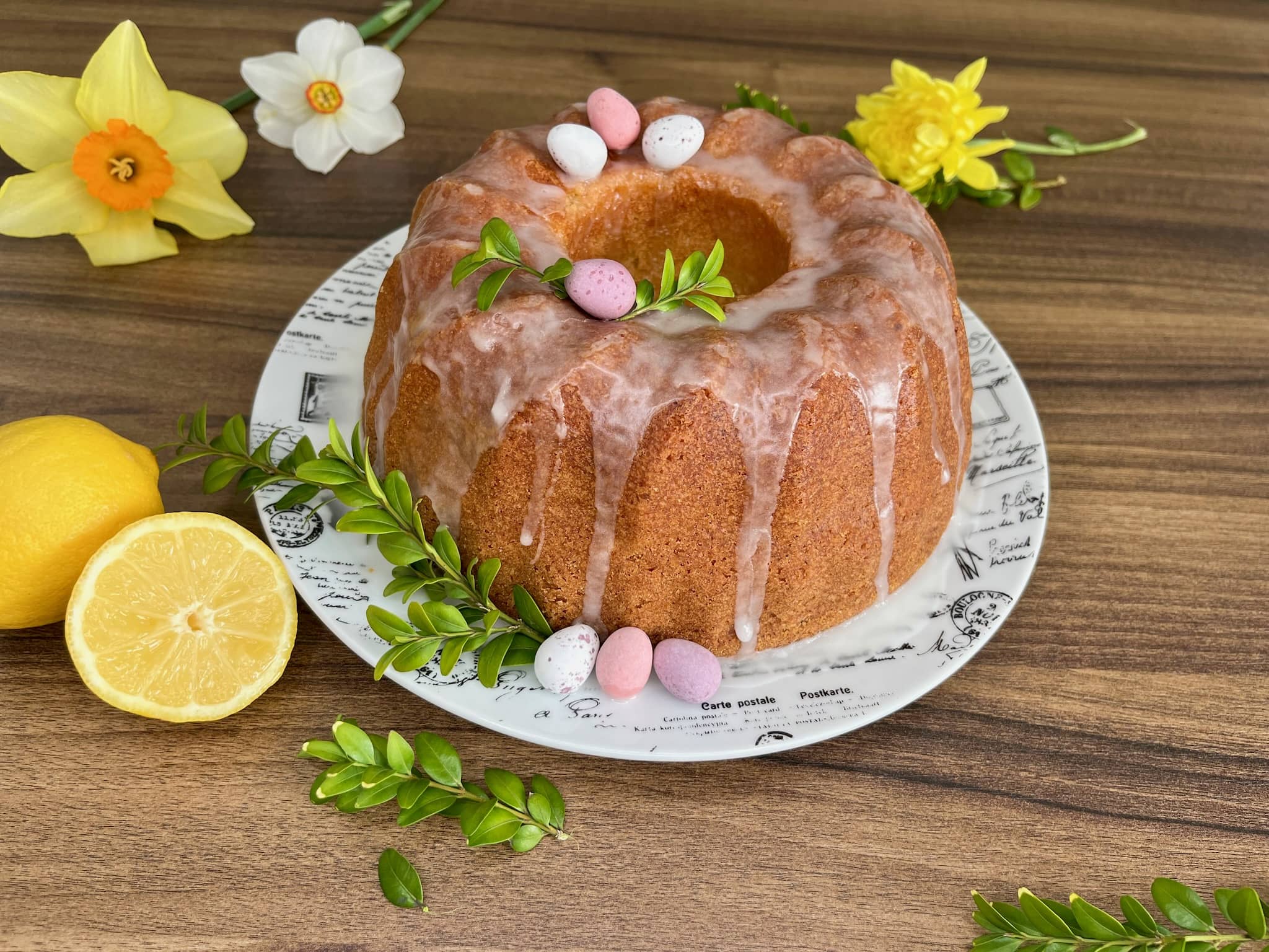 Easter Lemon Bundt Cake (Babka)