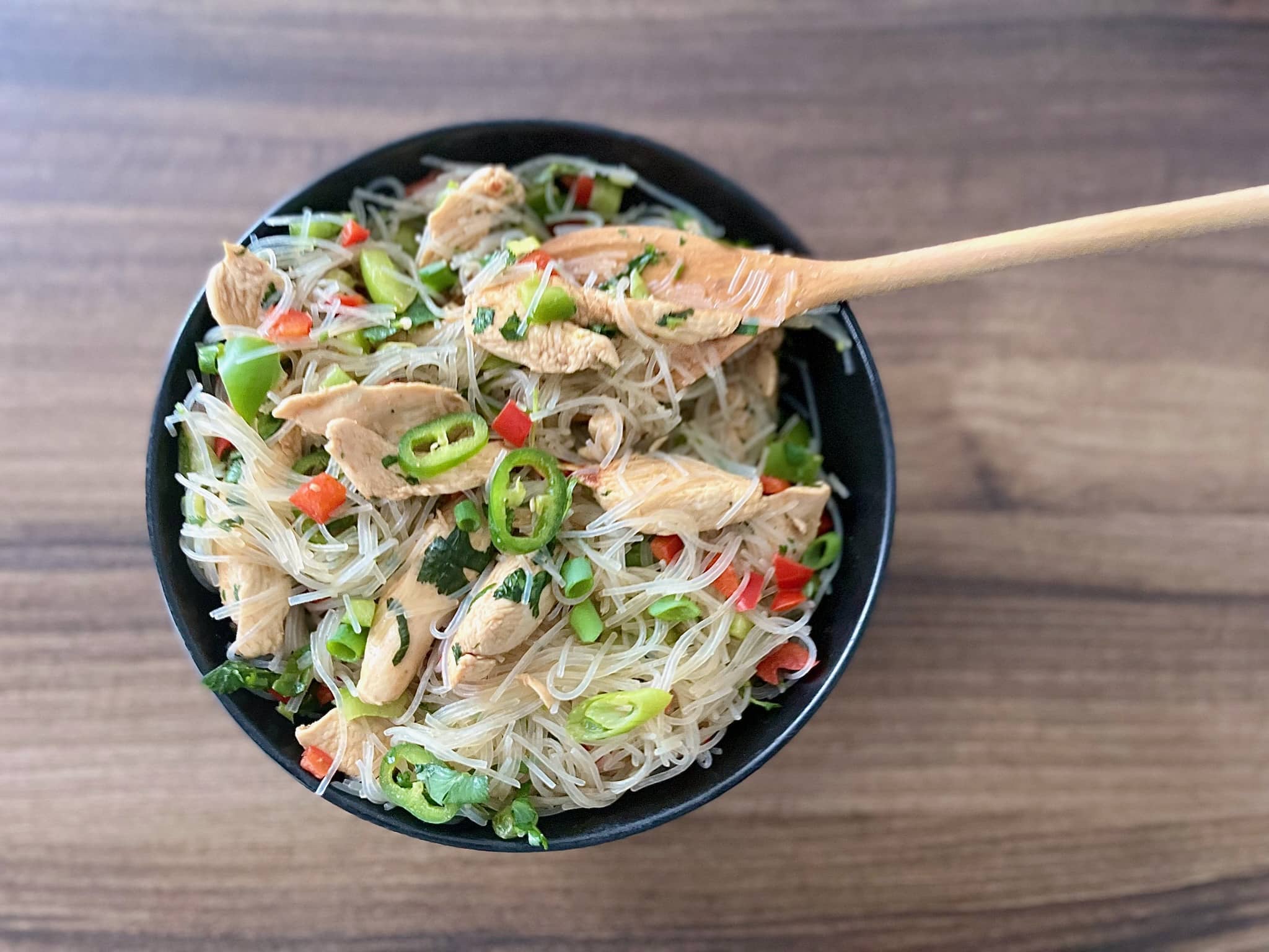 Glass Noodle Chicken Salad