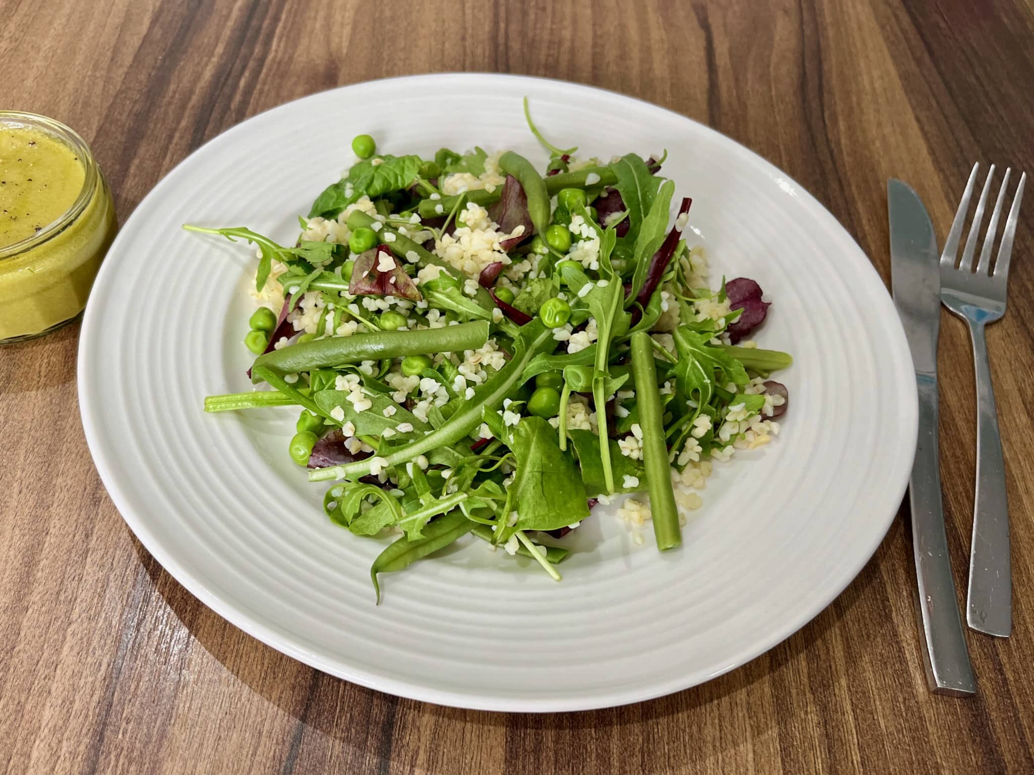 Green Bulgur Salad