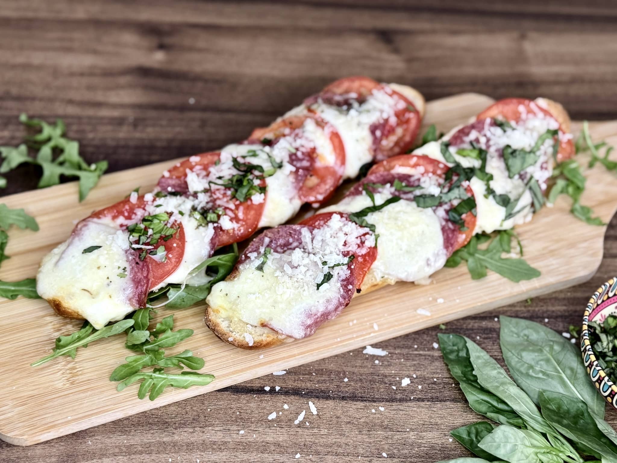 Italian Style Open-Faced Sandwich