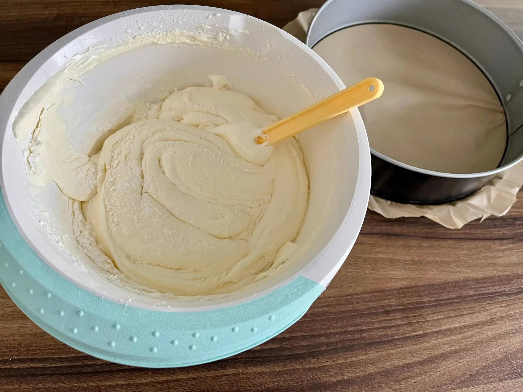 Masa wymieszana łopatką