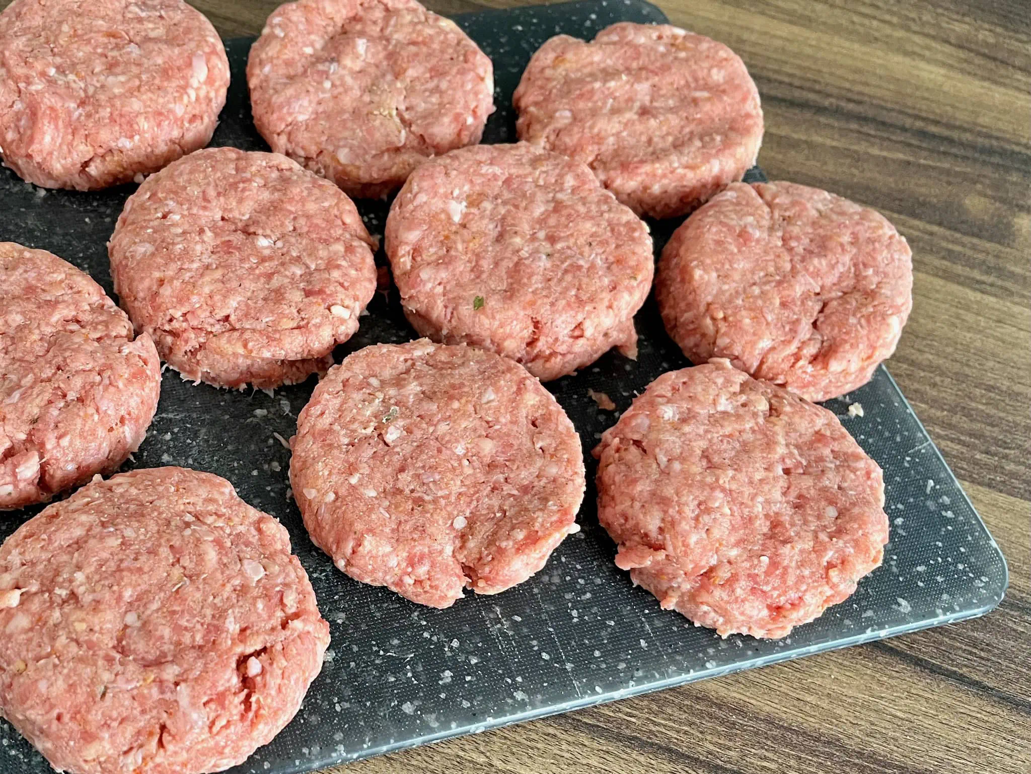 Meatballs ready to be cooked