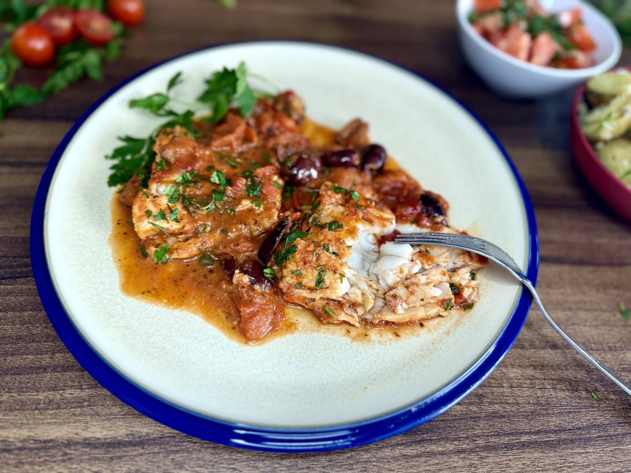Mediterranean Style Cod