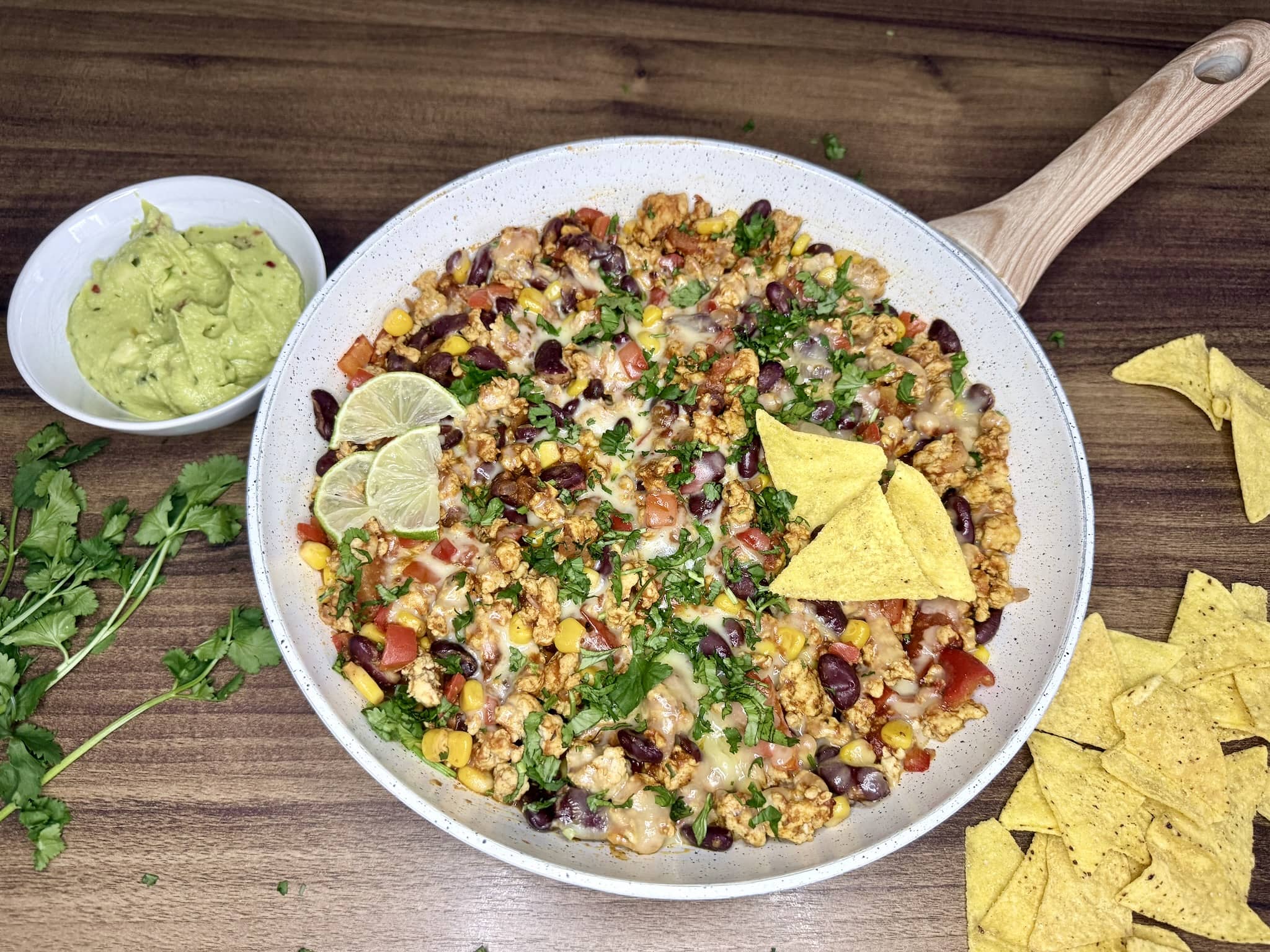 Mexican-inspired Chicken Skillet ready for serving