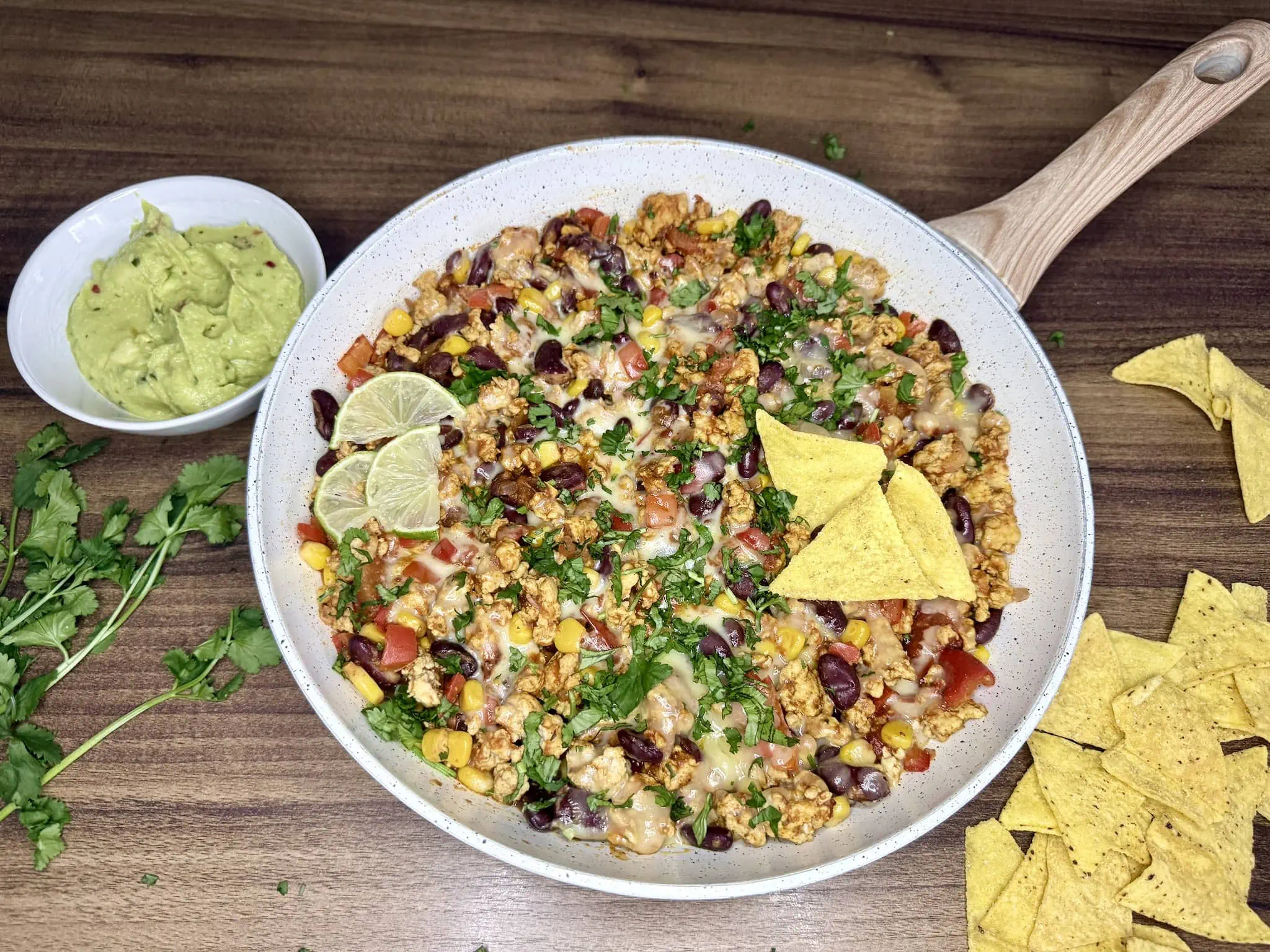 Mexican-inspired Chicken Skillet ready for serving