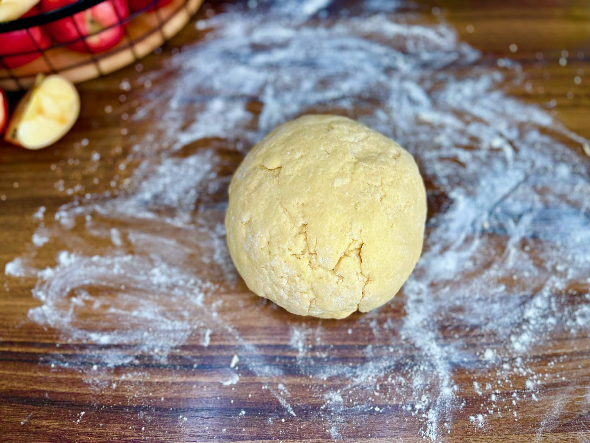 The dough ball is ready for resting