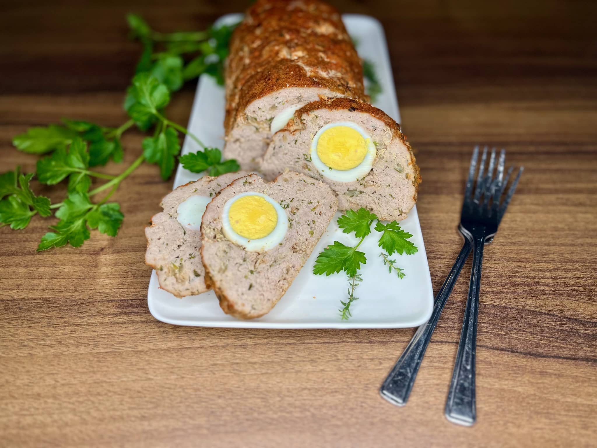 Polish Meatloaf with Egg